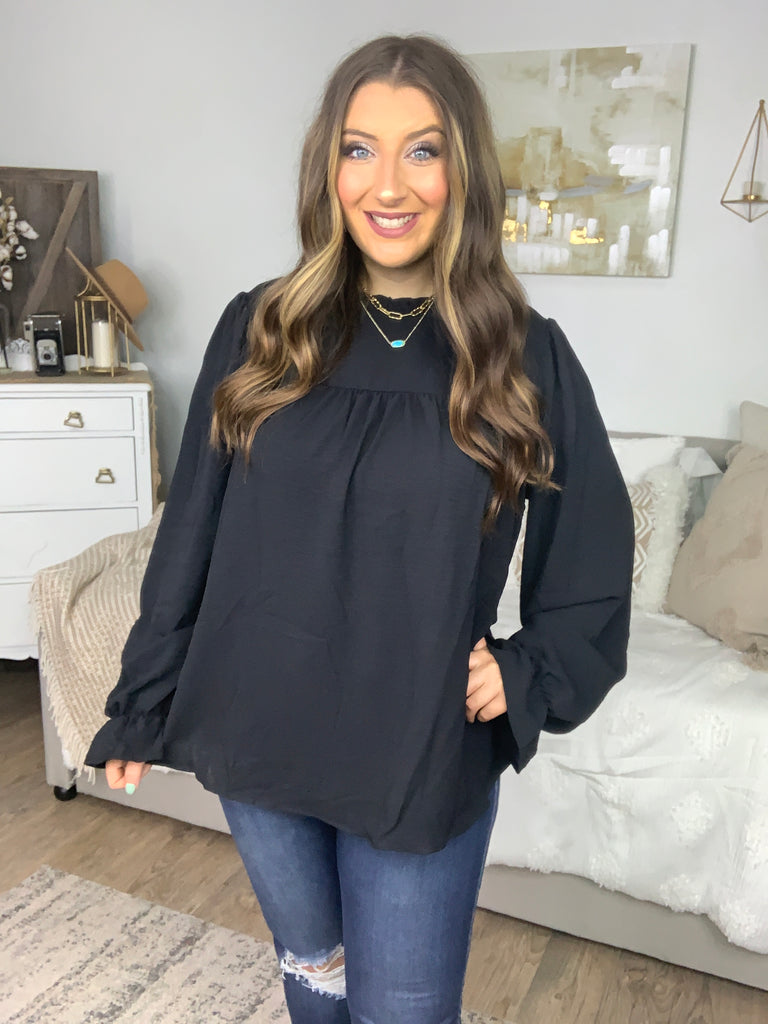 Watching You Smile-Long Sleeve Tops-Timber Brooke Boutique, Online Women's Fashion Boutique in Amarillo, Texas