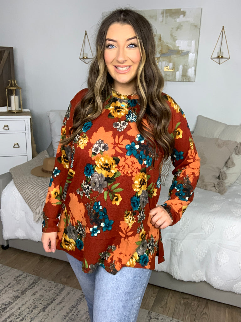 Meet Me At The Pumpkin Patch-Long Sleeve Tops-Timber Brooke Boutique, Online Women's Fashion Boutique in Amarillo, Texas