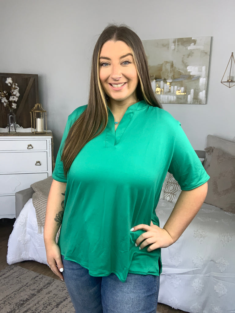 DOORBUSTER! Short Sleeve Gabby-Short Sleeve Top-Timber Brooke Boutique, Online Women's Fashion Boutique in Amarillo, Texas
