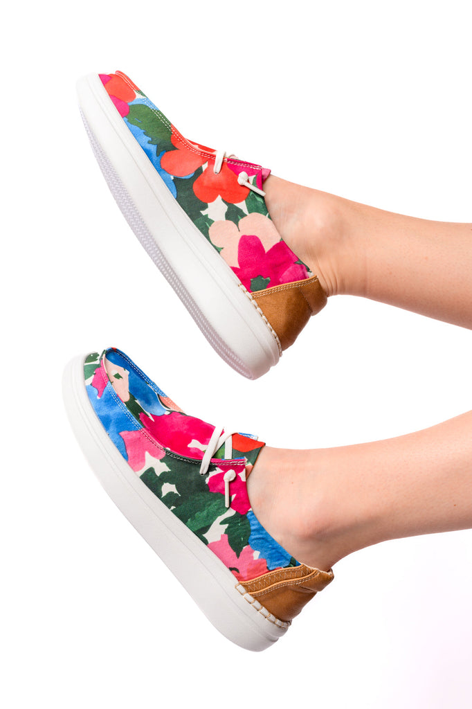 Kayak 2 Shoes in Floral-Shoes-Timber Brooke Boutique, Online Women's Fashion Boutique in Amarillo, Texas