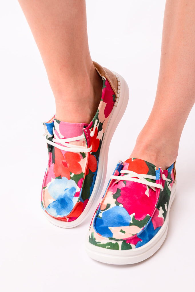 Kayak 2 Shoes in Floral-Shoes-Timber Brooke Boutique, Online Women's Fashion Boutique in Amarillo, Texas