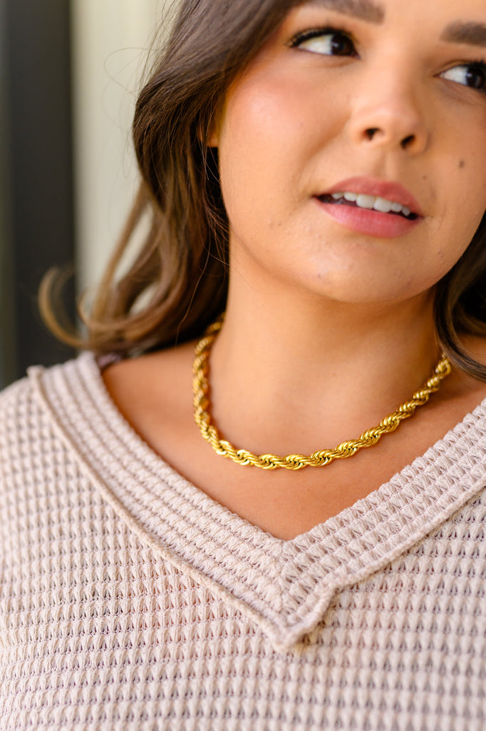 Midas Touch Classic Rope Chain-Jewelry-Timber Brooke Boutique, Online Women's Fashion Boutique in Amarillo, Texas