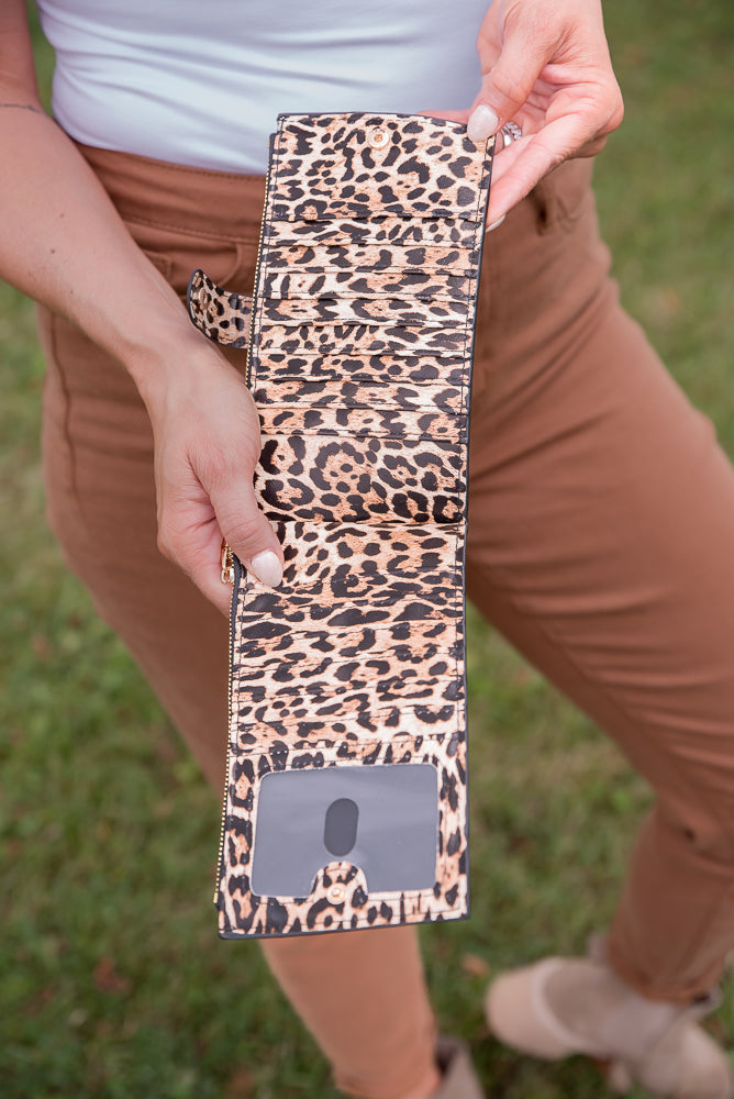 Rich Girl Wallet in Leopard-Julia Rose-Timber Brooke Boutique, Online Women's Fashion Boutique in Amarillo, Texas