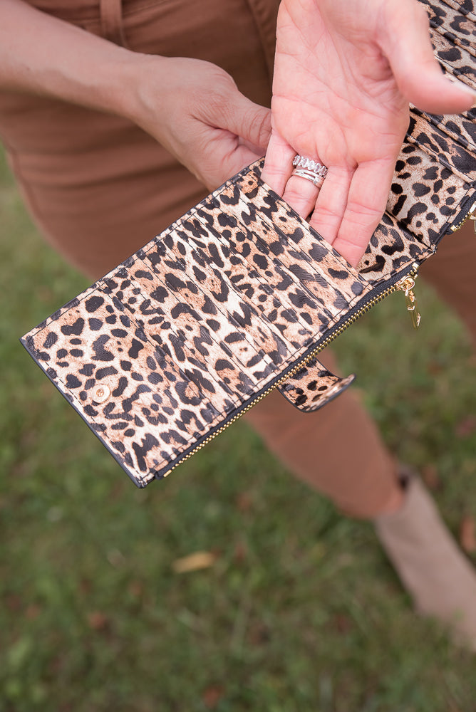 Rich Girl Wallet in Leopard-Julia Rose-Timber Brooke Boutique, Online Women's Fashion Boutique in Amarillo, Texas