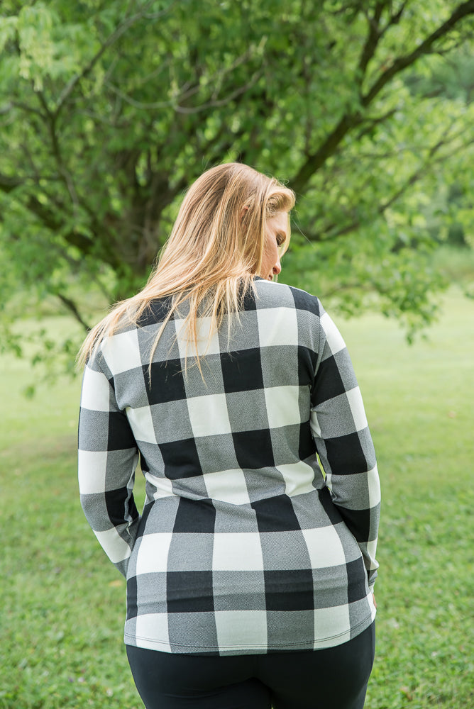 Checkmate Top in White-Your Fashion Wholesale-Timber Brooke Boutique, Online Women's Fashion Boutique in Amarillo, Texas