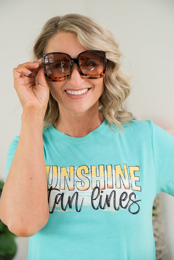 Megan Sunglasses in Tortoise-Julia Rose-Timber Brooke Boutique, Online Women's Fashion Boutique in Amarillo, Texas