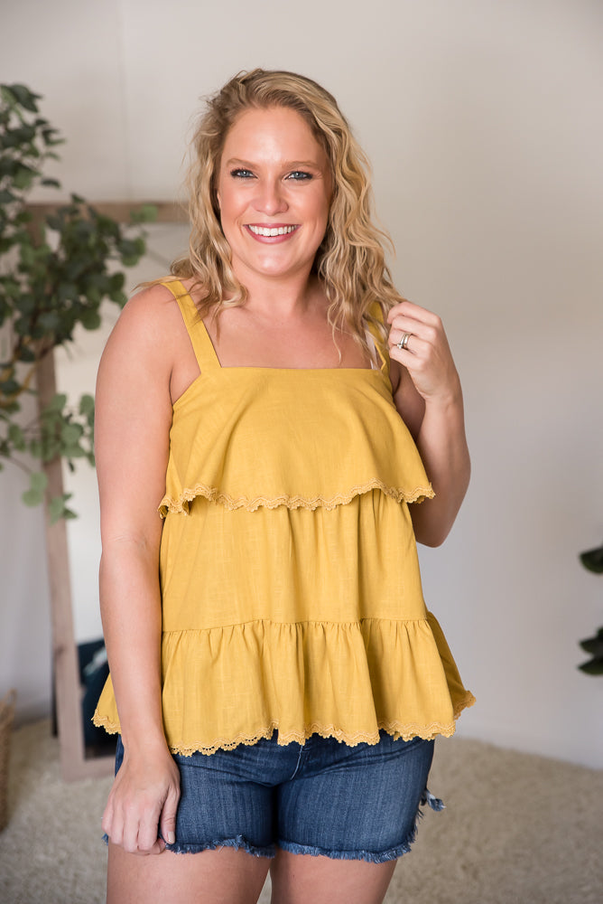 Sweet Like Honey Sleeveless Top-White Birch-Timber Brooke Boutique, Online Women's Fashion Boutique in Amarillo, Texas