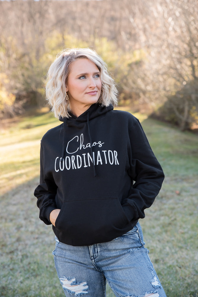 Chaos Coordinator Graphic Hoodie-BT Graphic Tee-Timber Brooke Boutique, Online Women's Fashion Boutique in Amarillo, Texas