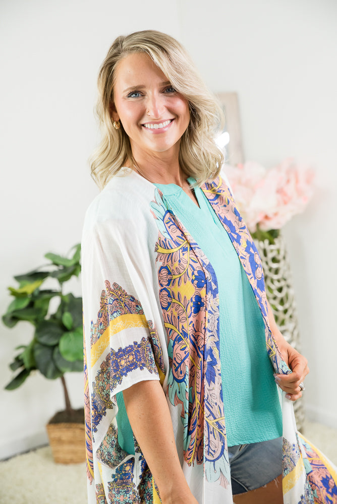 A Turn in the Road Kimono-Urbanista-Timber Brooke Boutique, Online Women's Fashion Boutique in Amarillo, Texas