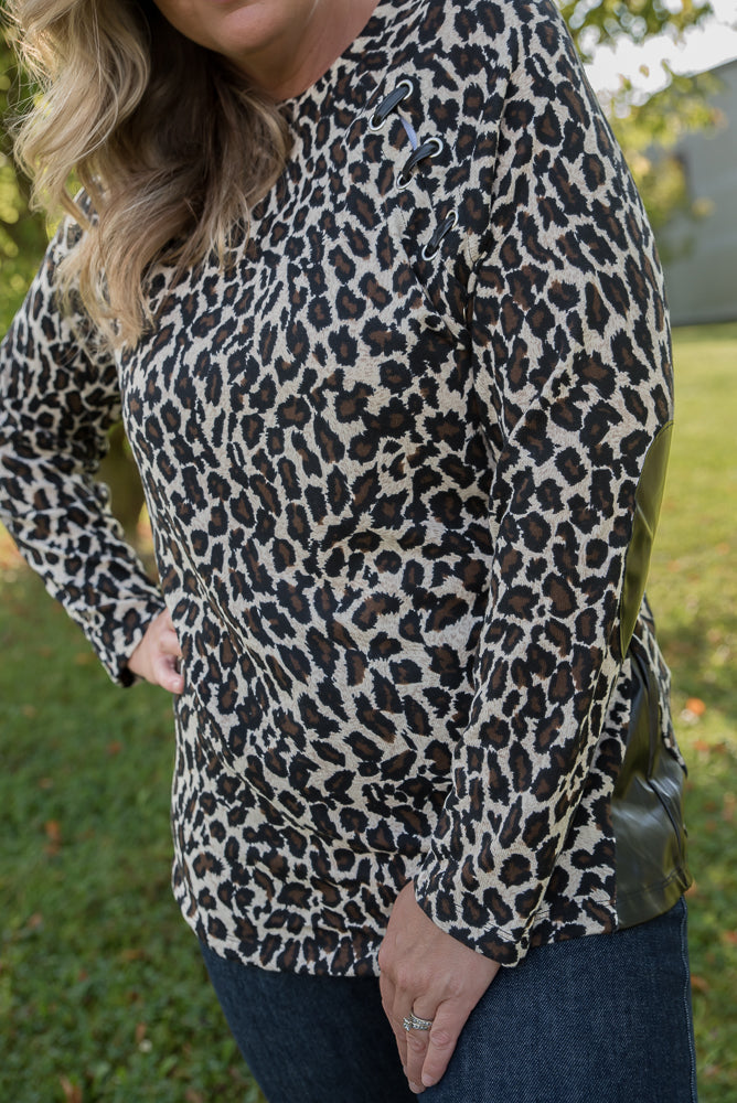 Southern Nights Top in Leopard-YFW-Timber Brooke Boutique, Online Women's Fashion Boutique in Amarillo, Texas