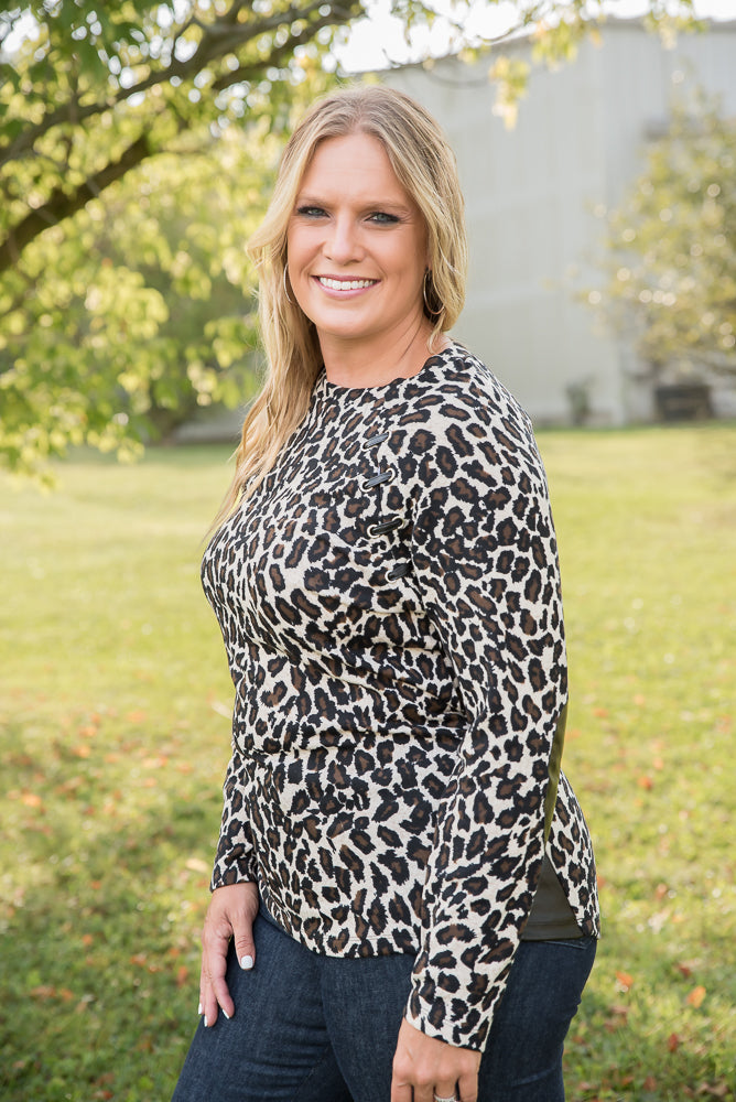 Southern Nights Top in Leopard-YFW-Timber Brooke Boutique, Online Women's Fashion Boutique in Amarillo, Texas