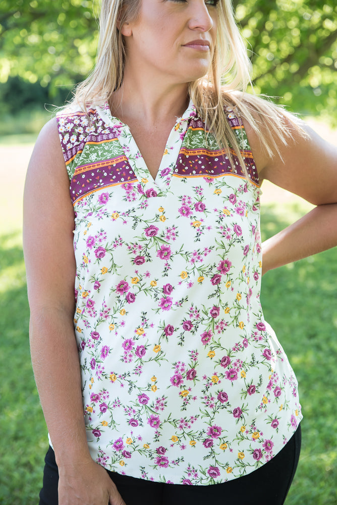 Splendid Days Sleeveless Top-White Birch-Timber Brooke Boutique, Online Women's Fashion Boutique in Amarillo, Texas