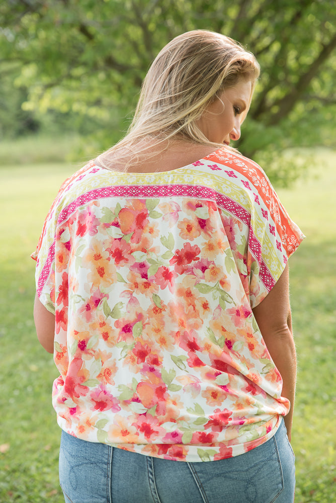 Bright Eyed Floral Top-White Birch-Timber Brooke Boutique, Online Women's Fashion Boutique in Amarillo, Texas