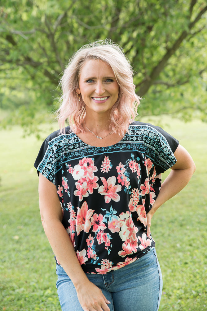 Enchanted Garden Top-White Birch-Timber Brooke Boutique, Online Women's Fashion Boutique in Amarillo, Texas