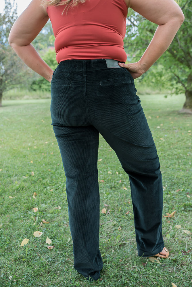 Emerald Isle Corduroy Judy Blue Trousers-judy blue-Timber Brooke Boutique, Online Women's Fashion Boutique in Amarillo, Texas