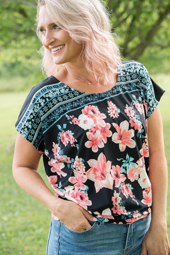 Enchanted Garden Top-White Birch-Timber Brooke Boutique, Online Women's Fashion Boutique in Amarillo, Texas