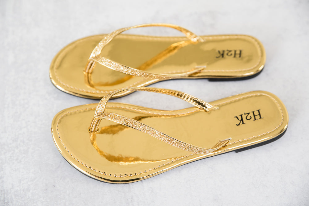 Sassy Sandals in Gold-H2K-Timber Brooke Boutique, Online Women's Fashion Boutique in Amarillo, Texas