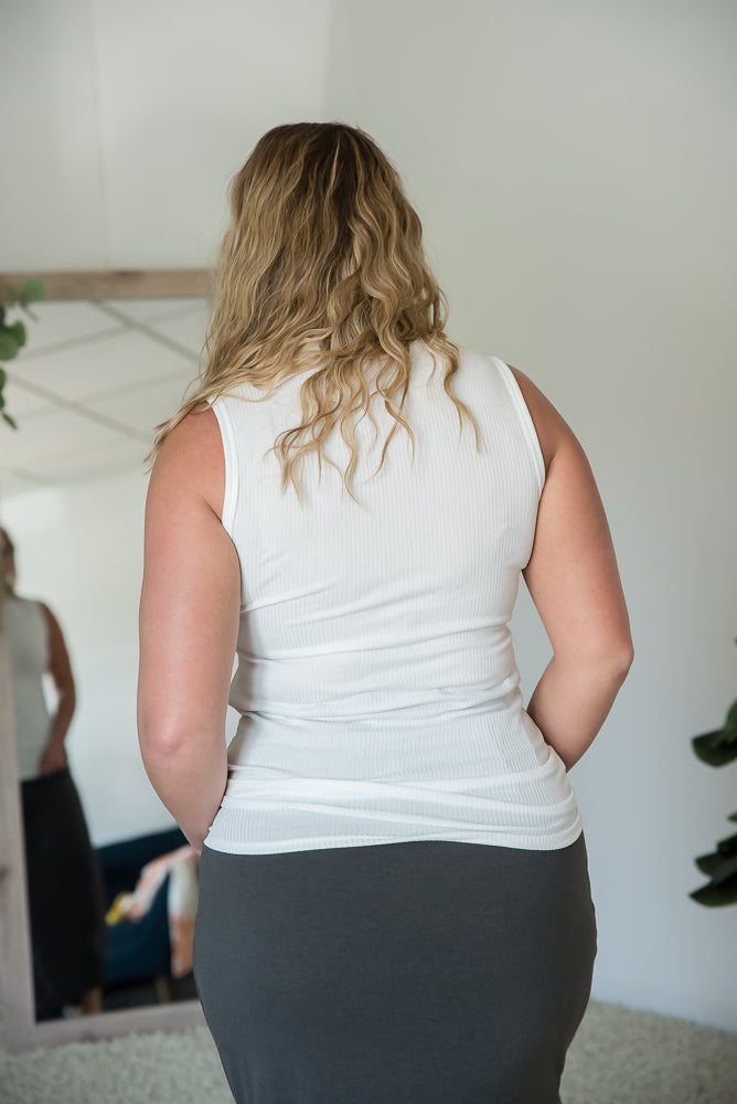 It's a Haze Sleeveless Top-White Birch-Timber Brooke Boutique, Online Women's Fashion Boutique in Amarillo, Texas