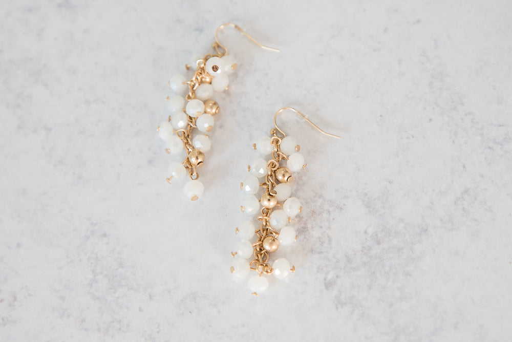 Belong With Me White Earrings-Urbanista-Timber Brooke Boutique, Online Women's Fashion Boutique in Amarillo, Texas