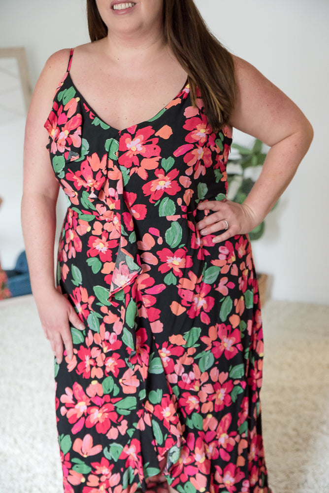 Flourishing in Floral Dress-Andre by Unit-Timber Brooke Boutique, Online Women's Fashion Boutique in Amarillo, Texas