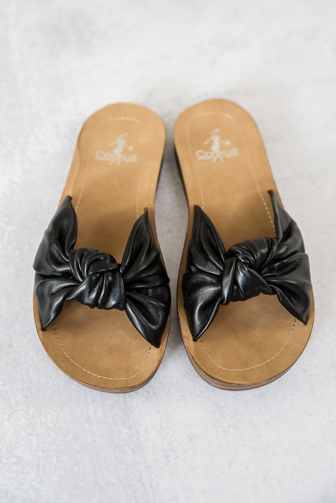 Sea La Vie Sandals in Black-Corkys-Timber Brooke Boutique, Online Women's Fashion Boutique in Amarillo, Texas