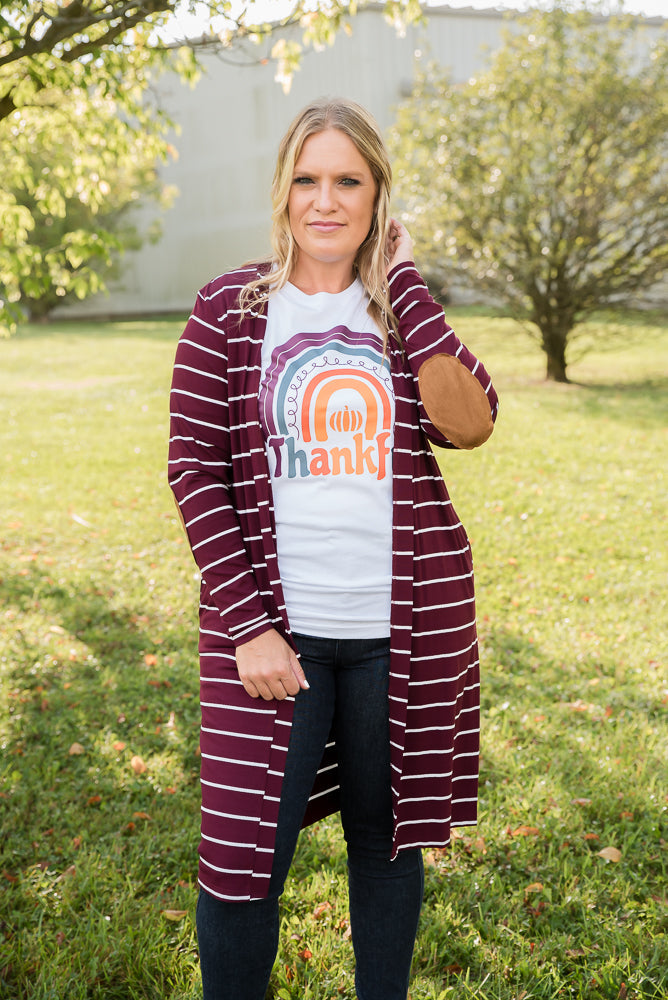 Change Your Stripes Cardigan in Wine-YFW-Timber Brooke Boutique, Online Women's Fashion Boutique in Amarillo, Texas