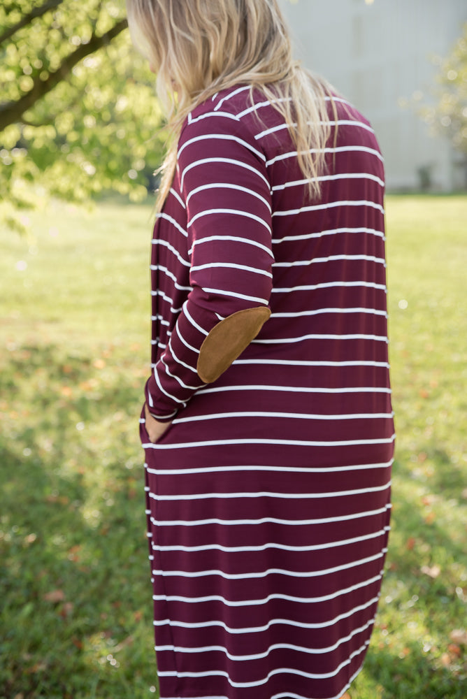 Change Your Stripes Cardigan in Wine-YFW-Timber Brooke Boutique, Online Women's Fashion Boutique in Amarillo, Texas