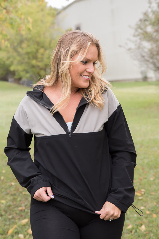 Long Story Short Wind Breaker-White Birch-Timber Brooke Boutique, Online Women's Fashion Boutique in Amarillo, Texas