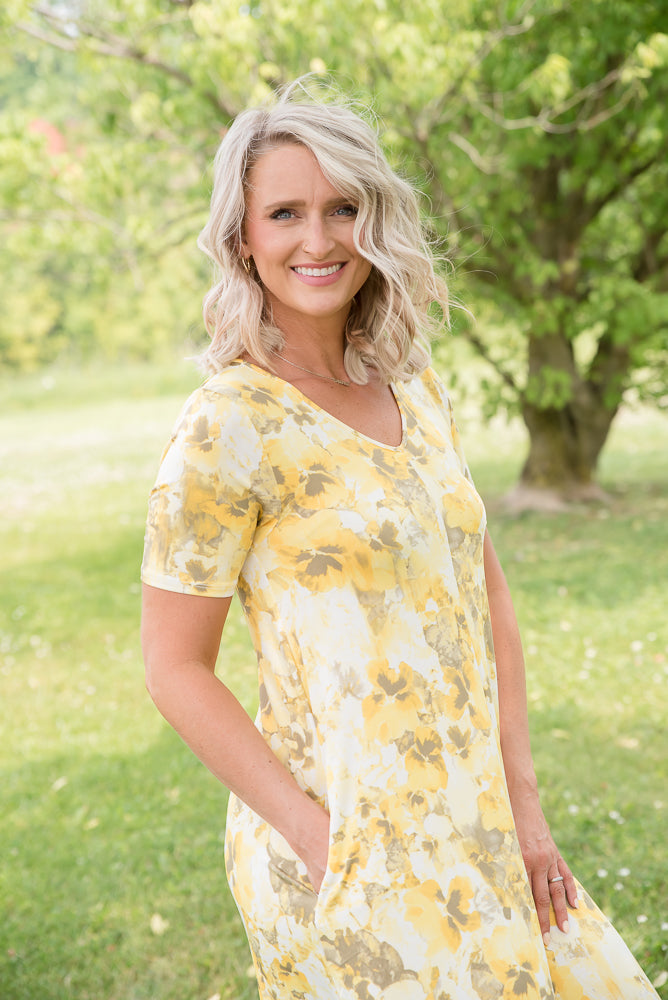 Dandelion Dreams Dress-Zenana-Timber Brooke Boutique, Online Women's Fashion Boutique in Amarillo, Texas