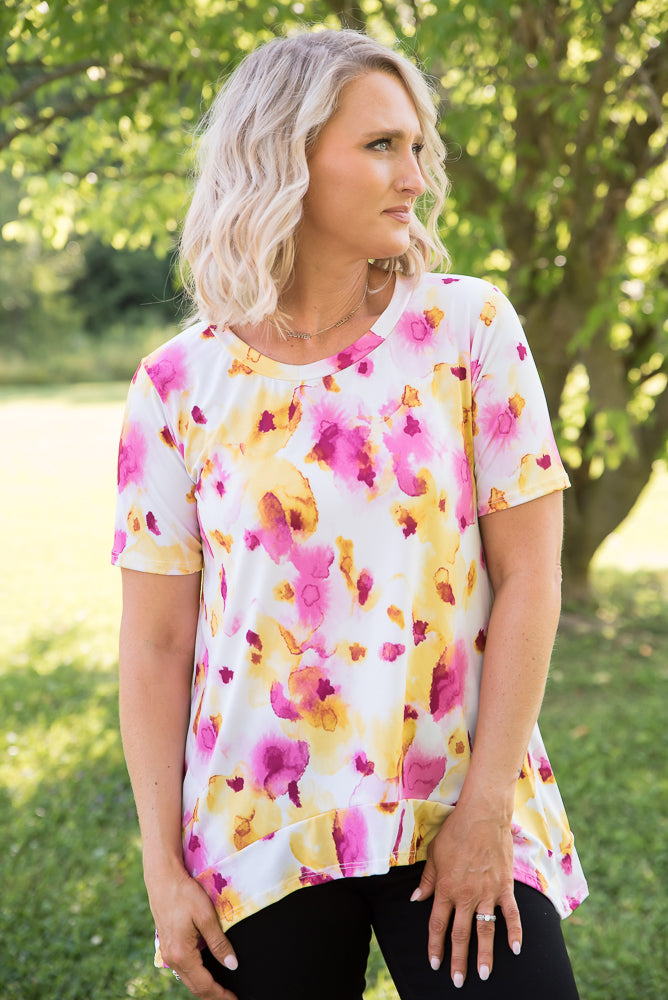 A Cheerful Soul Top-White Birch-Timber Brooke Boutique, Online Women's Fashion Boutique in Amarillo, Texas