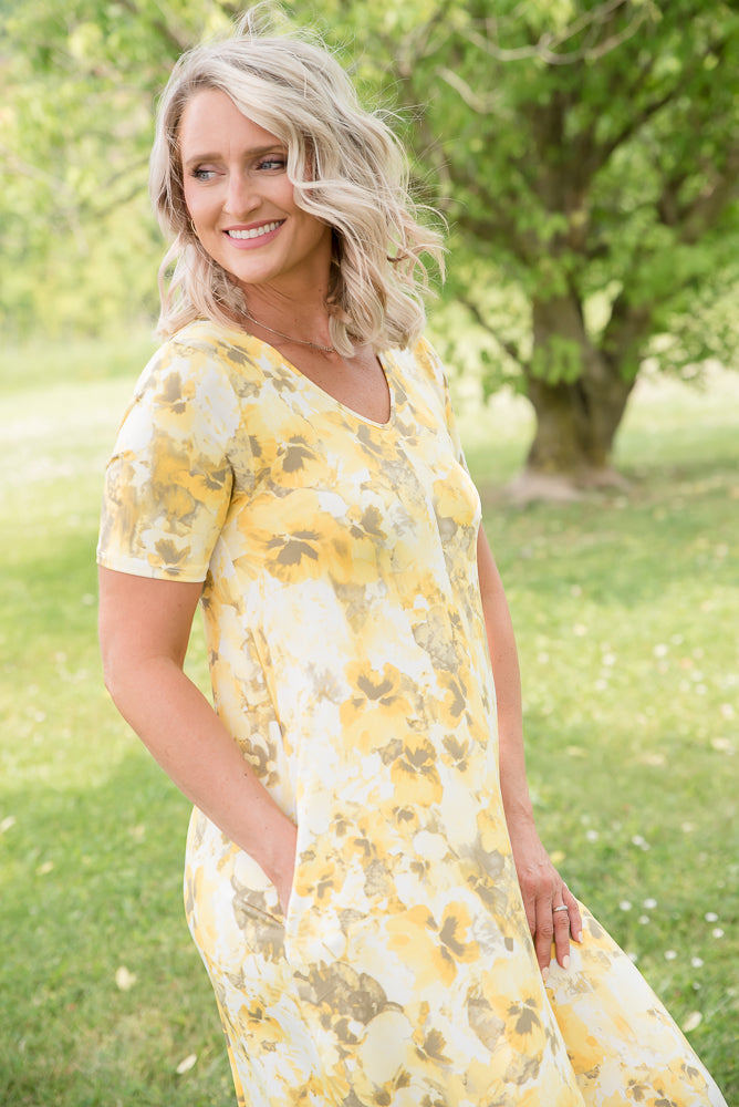 Dandelion Dreams Dress-Zenana-Timber Brooke Boutique, Online Women's Fashion Boutique in Amarillo, Texas