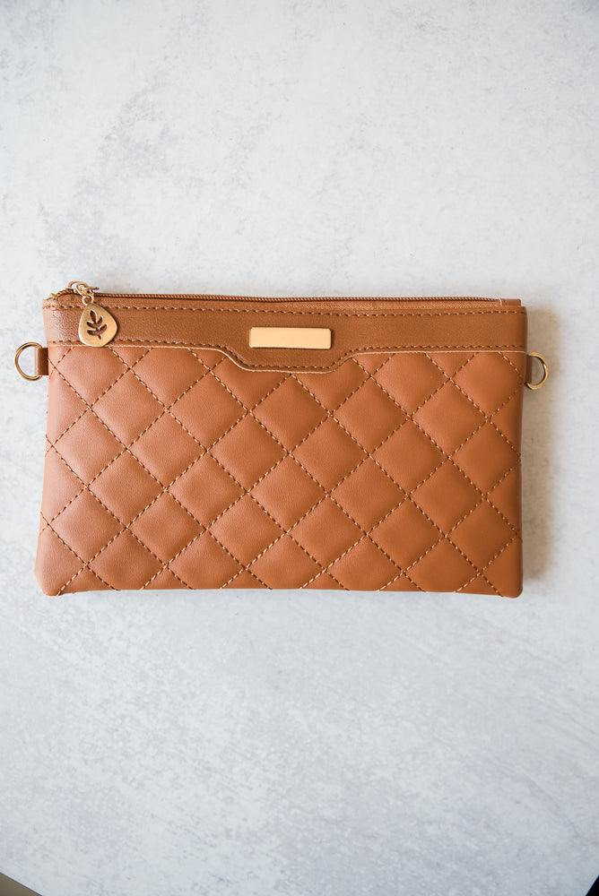 The Kate Clutch in Camel-Julia Rose-Timber Brooke Boutique, Online Women's Fashion Boutique in Amarillo, Texas