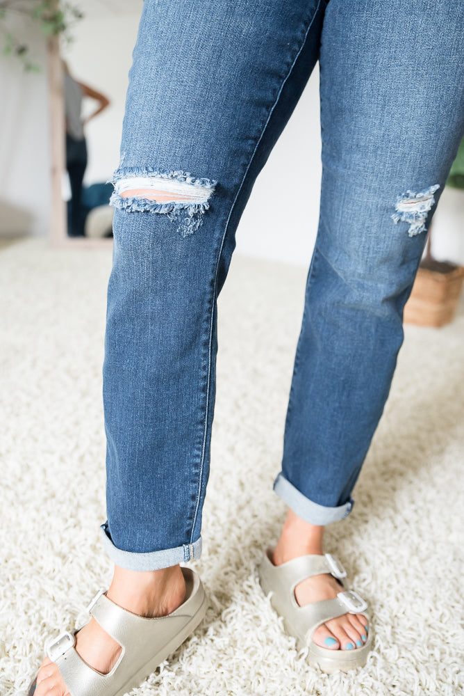 Rest Assured Judy Blue Boyfriend Jeans-judy blue-Timber Brooke Boutique, Online Women's Fashion Boutique in Amarillo, Texas