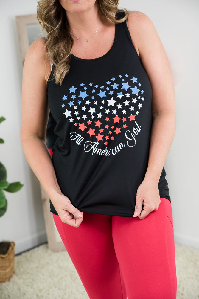 All American Girl Tank-BT Graphic Tee-Timber Brooke Boutique, Online Women's Fashion Boutique in Amarillo, Texas