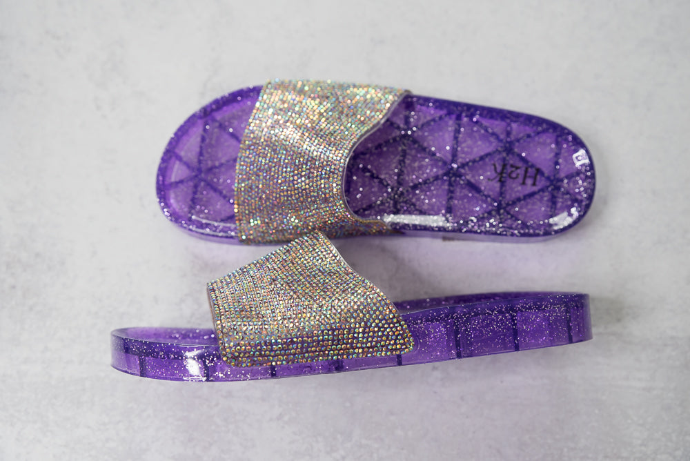 Always Sunny Sandal in Purple-H2K-Timber Brooke Boutique, Online Women's Fashion Boutique in Amarillo, Texas