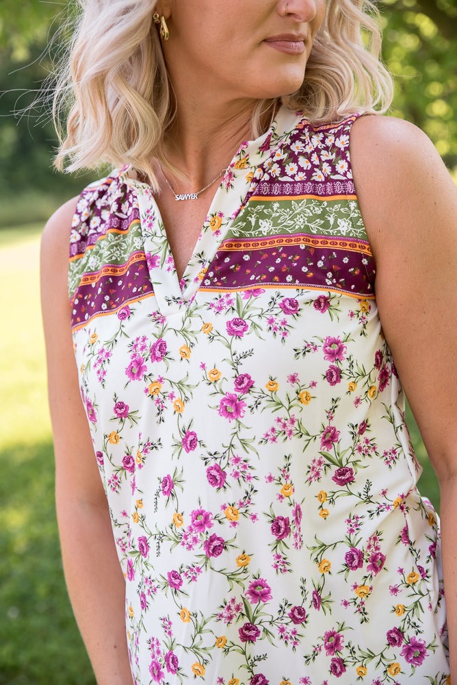 Splendid Days Sleeveless Top-White Birch-Timber Brooke Boutique, Online Women's Fashion Boutique in Amarillo, Texas