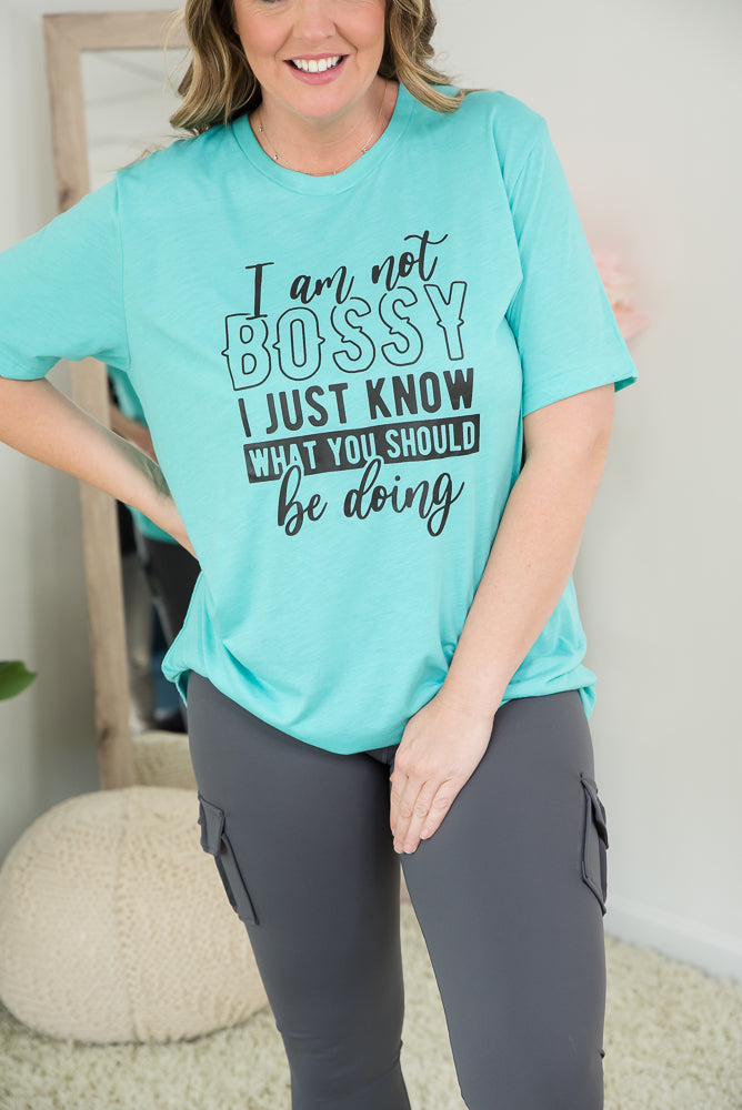 I'm Not Bossy Tee-BT Graphic Tee-Timber Brooke Boutique, Online Women's Fashion Boutique in Amarillo, Texas