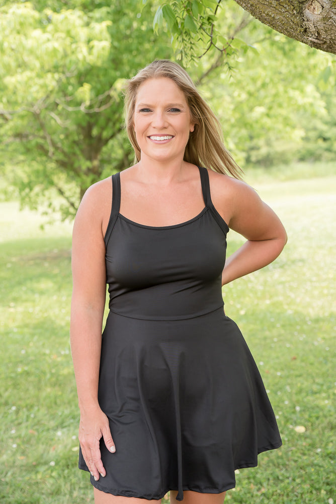 Stunning Little Black Dress-White Birch-Timber Brooke Boutique, Online Women's Fashion Boutique in Amarillo, Texas