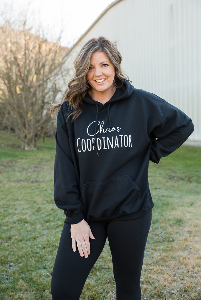 Chaos Coordinator Graphic Hoodie-BT Graphic Tee-Timber Brooke Boutique, Online Women's Fashion Boutique in Amarillo, Texas