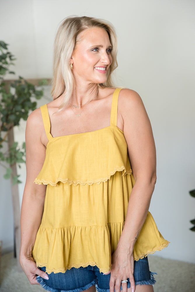 Sweet Like Honey Sleeveless Top-White Birch-Timber Brooke Boutique, Online Women's Fashion Boutique in Amarillo, Texas