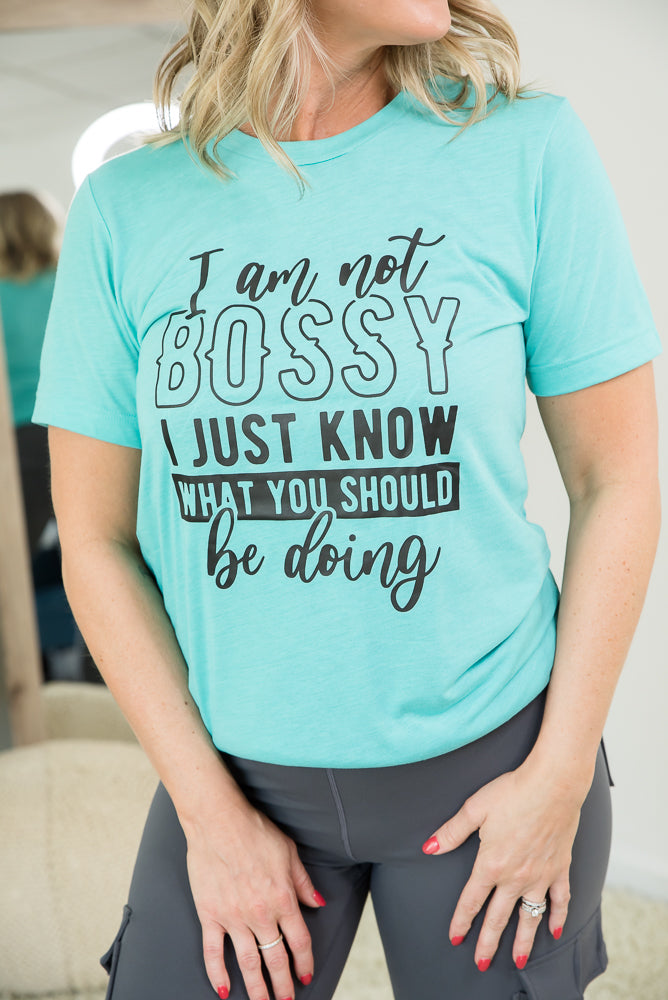 I'm Not Bossy Tee-BT Graphic Tee-Timber Brooke Boutique, Online Women's Fashion Boutique in Amarillo, Texas