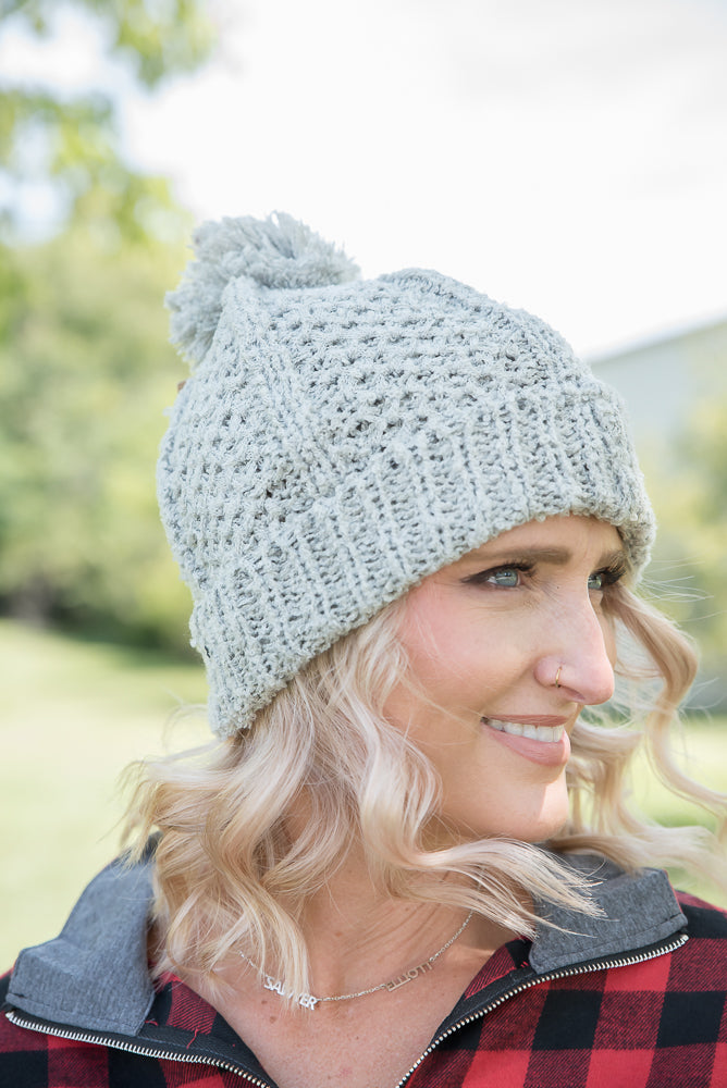 In the Grey Beanie-Urbanista-Timber Brooke Boutique, Online Women's Fashion Boutique in Amarillo, Texas