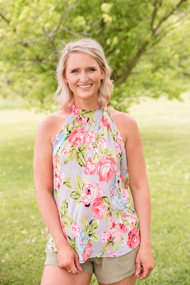 Romantic Blooms Tank-Sew in Love-Timber Brooke Boutique, Online Women's Fashion Boutique in Amarillo, Texas