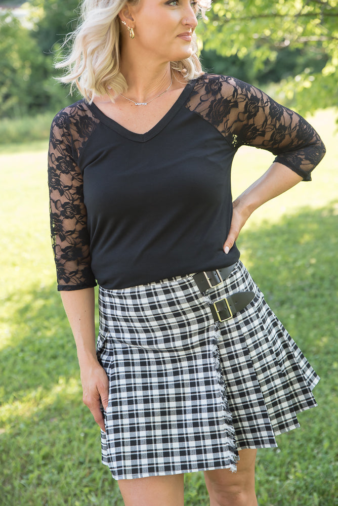 Rock This Town Skirt-White Birch-Timber Brooke Boutique, Online Women's Fashion Boutique in Amarillo, Texas