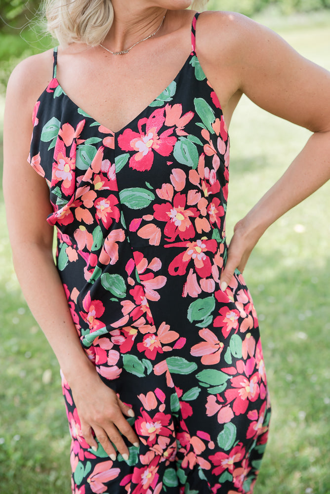 Flourishing in Floral Dress-Andre by Unit-Timber Brooke Boutique, Online Women's Fashion Boutique in Amarillo, Texas