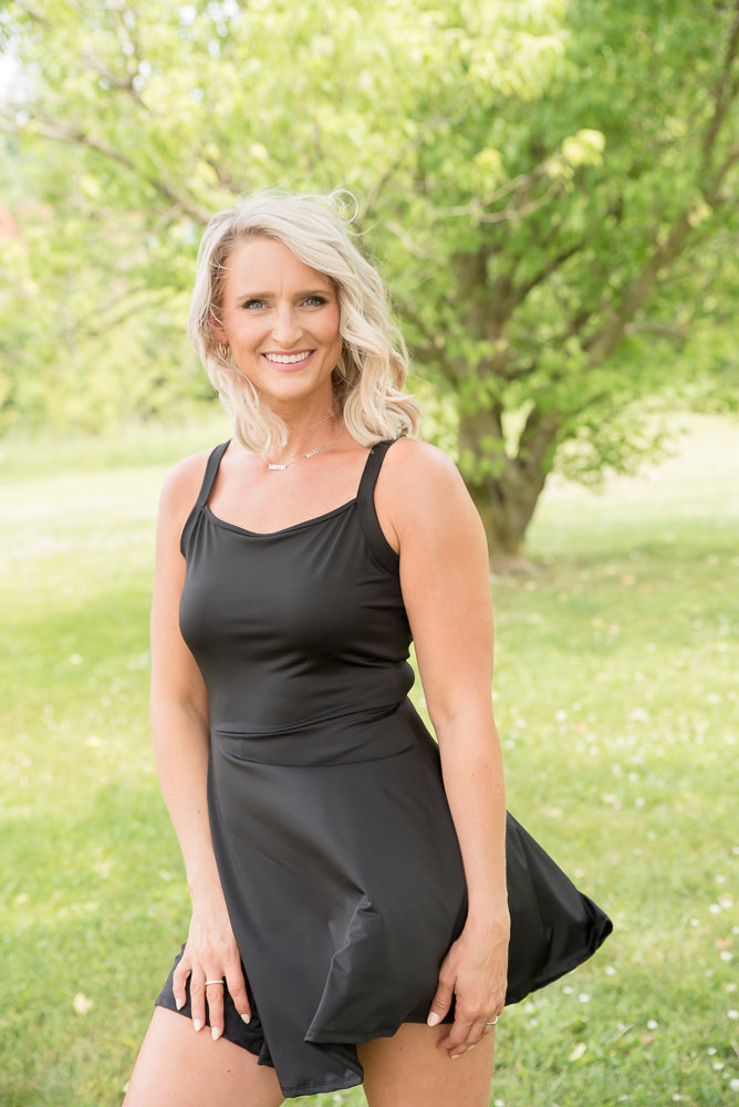 Stunning Little Black Dress-White Birch-Timber Brooke Boutique, Online Women's Fashion Boutique in Amarillo, Texas