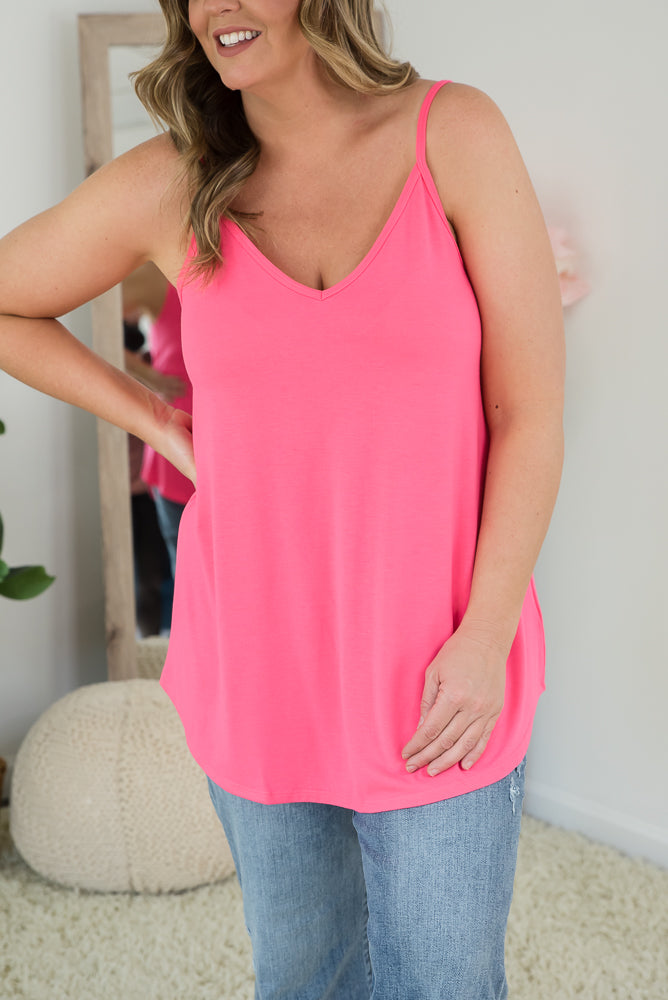 Sundown Reversible Cami in Neon Coral-Zenana-Timber Brooke Boutique, Online Women's Fashion Boutique in Amarillo, Texas