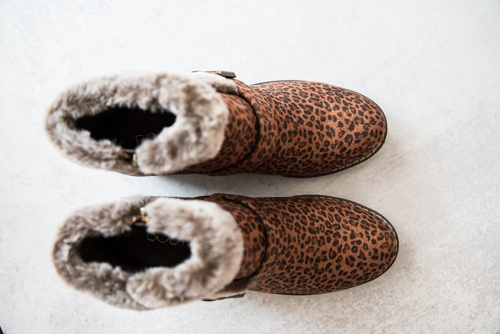 Chilly Leopard Ankle Boots-Corkys-Timber Brooke Boutique, Online Women's Fashion Boutique in Amarillo, Texas