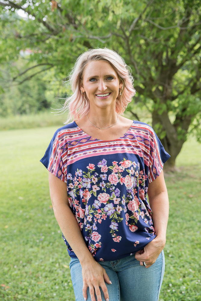 Floral Delight Top-White Birch-Timber Brooke Boutique, Online Women's Fashion Boutique in Amarillo, Texas