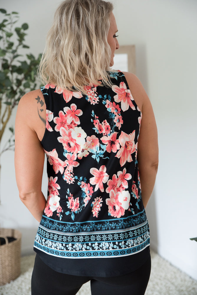 Floral Perfection Tank-White Birch-Timber Brooke Boutique, Online Women's Fashion Boutique in Amarillo, Texas